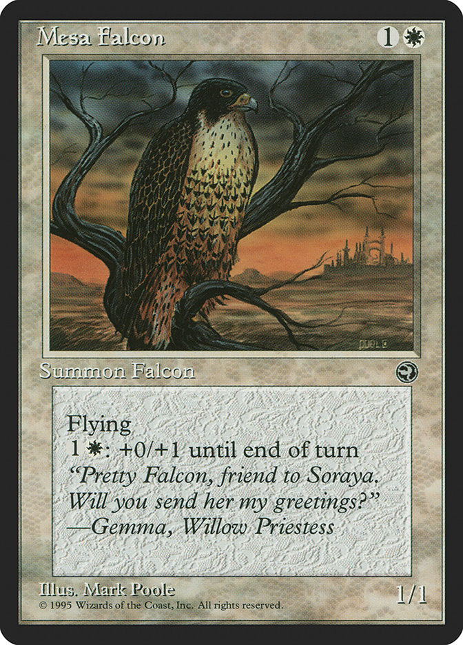 Mesa Falcon (Gemma Flavor Text) [Homelands] | Fandemonia Ltd