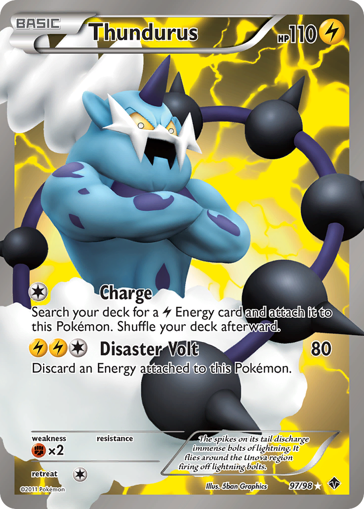 Thundurus (97/98) [Black & White: Emerging Powers] | Fandemonia Ltd