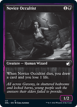 Novice Occultist [Innistrad: Double Feature] | Fandemonia Ltd