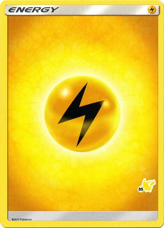 Lightning Energy (Pikachu Stamp #35) [Battle Academy 2020] | Fandemonia Ltd