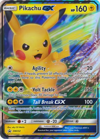Pikachu GX (SM232) (Jumbo Card) [Sun & Moon: Black Star Promos] | Fandemonia Ltd