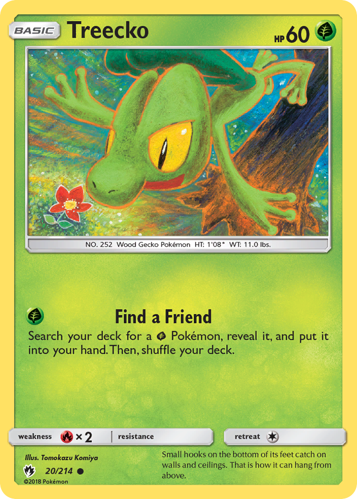 Treecko (20/214) [Sun & Moon: Lost Thunder] | Fandemonia Ltd