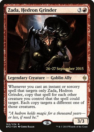 Zada, Hedron Grinder [Battle for Zendikar Promos] | Fandemonia Ltd