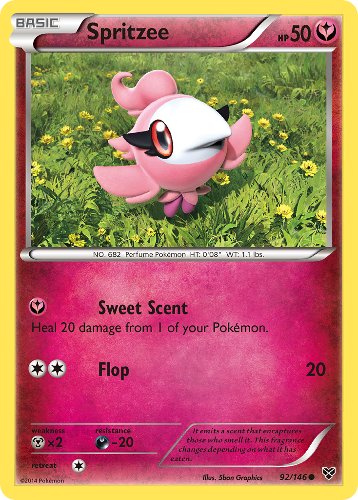Spritzee (92/146) [XY: Base Set] | Fandemonia Ltd