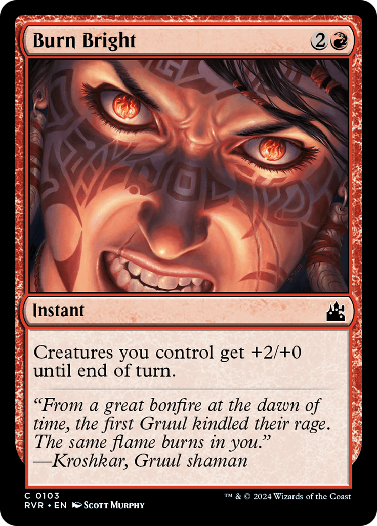 Burn Bright [Ravnica Remastered] | Fandemonia Ltd