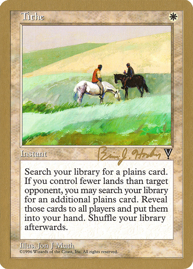 Tithe (Brian Hacker) [World Championship Decks 1998] | Fandemonia Ltd