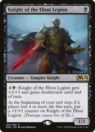 Knight of the Ebon Legion [Core Set 2020 Promos] | Fandemonia Ltd