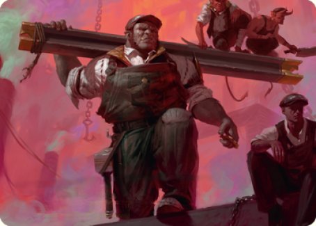 The Beamtown Bullies Art Card [Streets of New Capenna Art Series] | Fandemonia Ltd