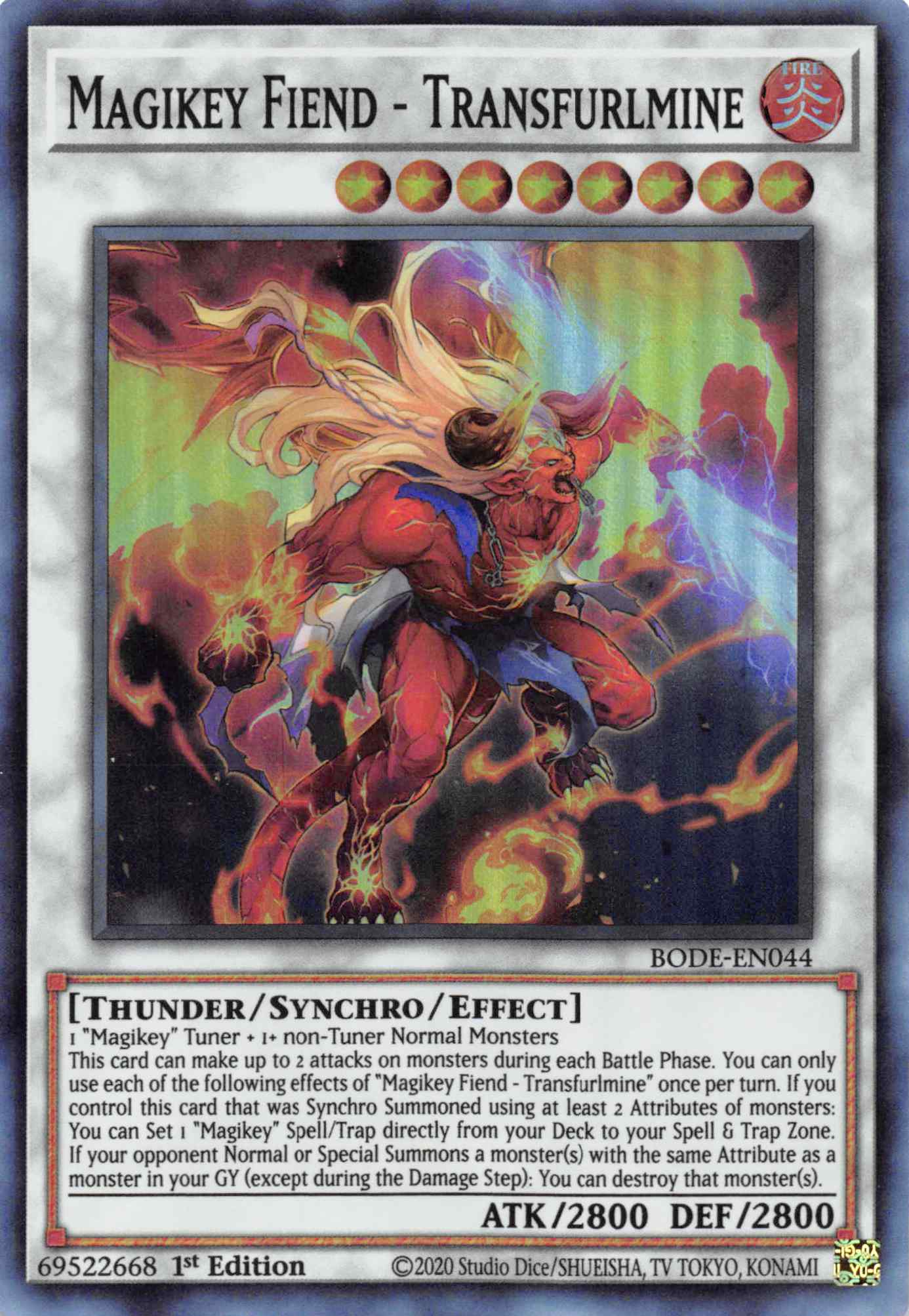 Magikey Fiend - Transfurlmine [BODE-EN044] Super Rare | Fandemonia Ltd