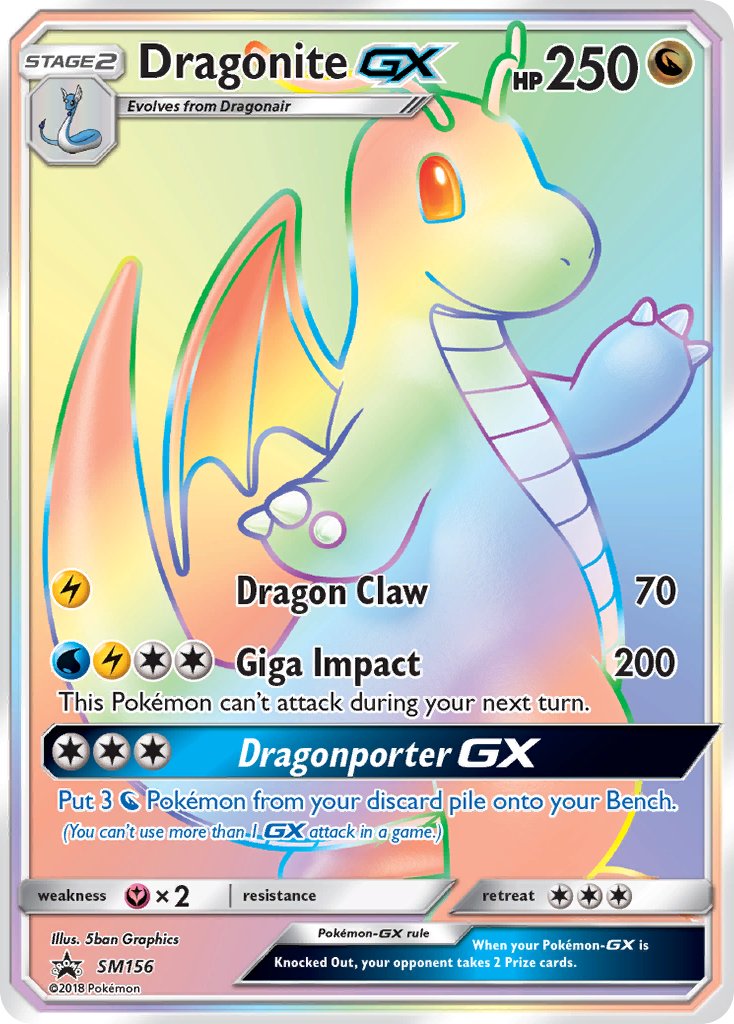 Dragonite GX (SM156) [Sun & Moon: Black Star Promos] | Fandemonia Ltd