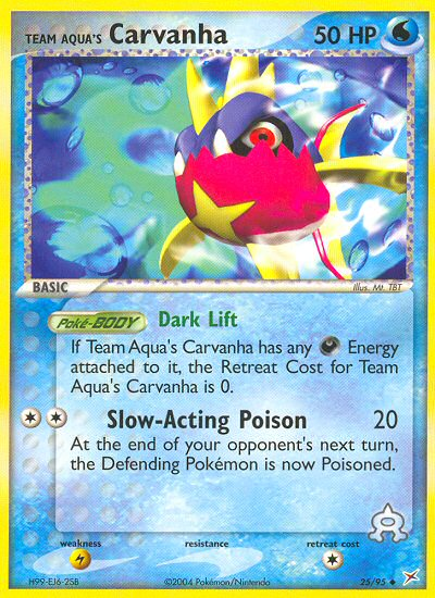 Team Aqua's Carvanha (25/95) [EX: Team Magma vs Team Aqua] | Fandemonia Ltd