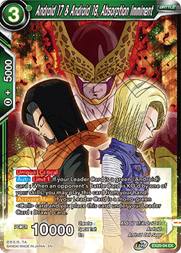 Android 17 & Android 18, Absorption Imminent (EX20-04) [Ultimate Deck 2022] | Fandemonia Ltd
