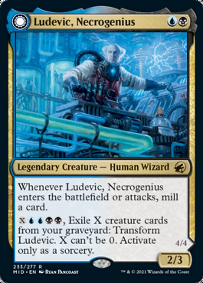 Ludevic, Necrogenius // Olag, Ludevic's Hubris [Innistrad: Midnight Hunt] | Fandemonia Ltd