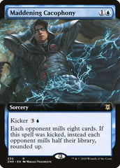 Maddening Cacophony (Extended Art) [Zendikar Rising] | Fandemonia Ltd