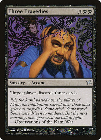 Three Tragedies [Betrayers of Kamigawa] | Fandemonia Ltd