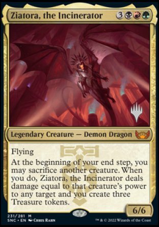 Ziatora, the Incinerator (Promo Pack) [Streets of New Capenna Promos] | Fandemonia Ltd