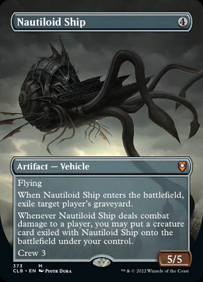 Nautiloid Ship (Borderless Alternate Art) [Commander Legends: Battle for Baldur's Gate] | Fandemonia Ltd