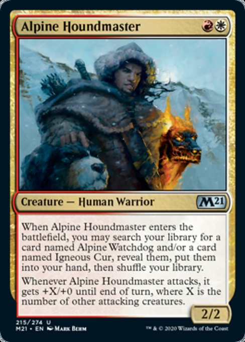 Alpine Houndmaster [Core Set 2021] | Fandemonia Ltd