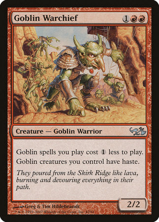 Goblin Warchief [Duel Decks: Elves vs. Goblins] | Fandemonia Ltd