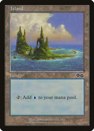 Island (338) [Urza's Saga] | Fandemonia Ltd