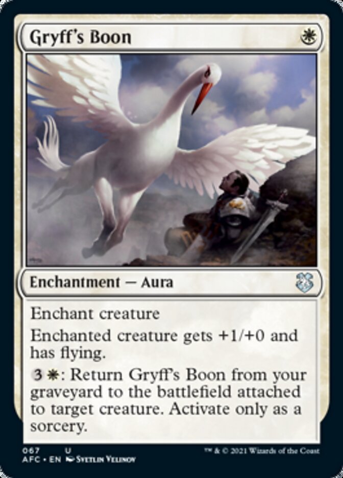 Gryff's Boon [Dungeons & Dragons: Adventures in the Forgotten Realms Commander] | Fandemonia Ltd