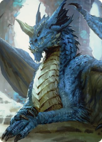 Young Blue Dragon Art Card [Commander Legends: Battle for Baldur's Gate Art Series] | Fandemonia Ltd