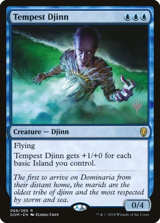 Tempest Djinn [Dominaria Promos] | Fandemonia Ltd