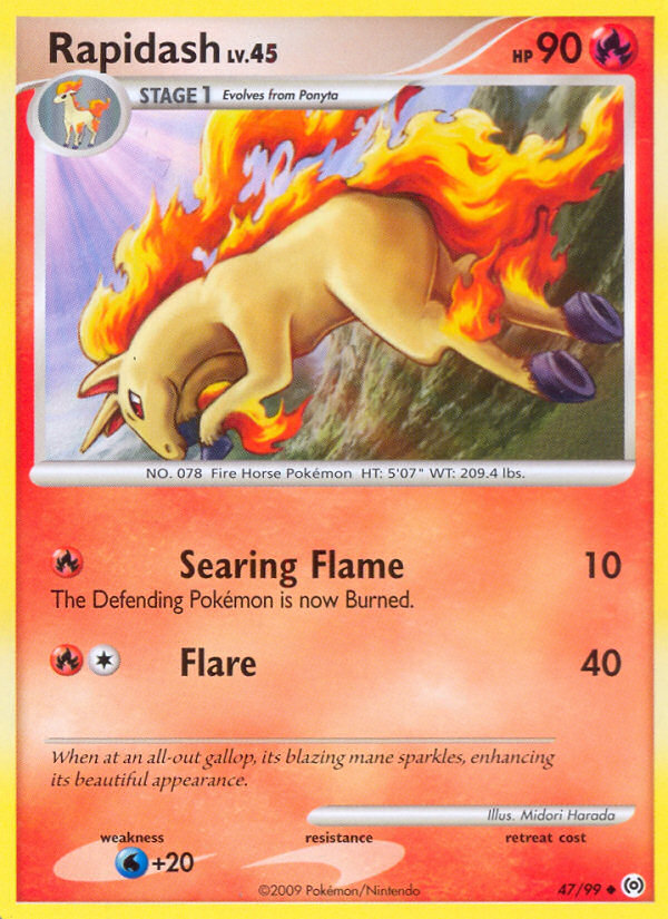 Rapidash (47/99) [Platinum: Arceus] | Fandemonia Ltd