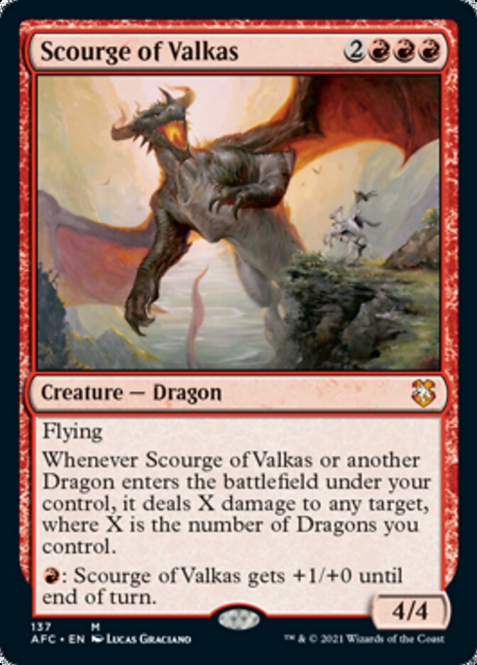 Scourge of Valkas [Dungeons & Dragons: Adventures in the Forgotten Realms Commander] | Fandemonia Ltd