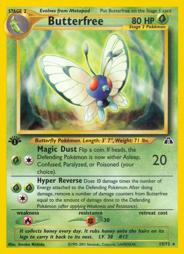 Butterfree (19/75) [Neo Discovery 1st Edition] | Fandemonia Ltd