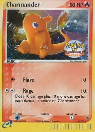 Charmander (98/97) (City Championship Promo) [EX: Dragon] | Fandemonia Ltd