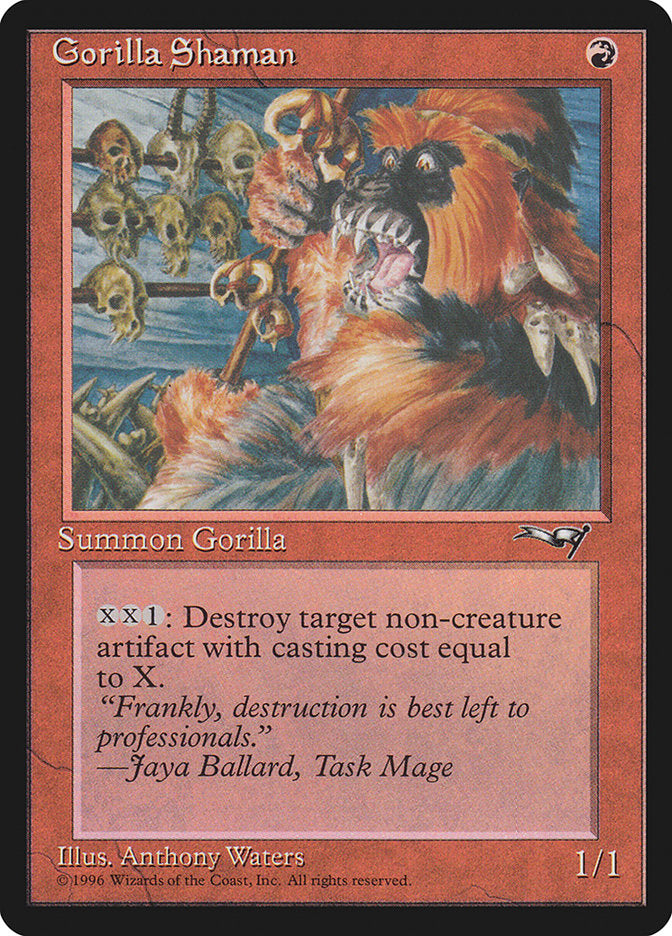 Gorilla Shaman (Skulls in Background) [Alliances] | Fandemonia Ltd