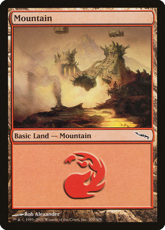 Mountain (300) [Mirrodin] | Fandemonia Ltd