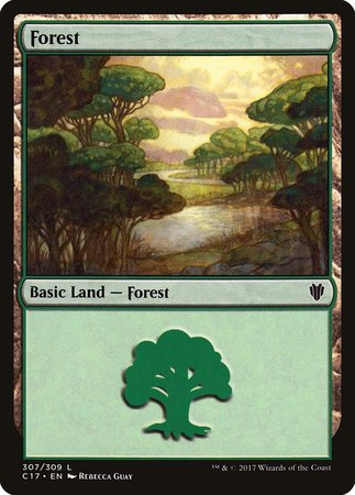 Forest (307) [Commander 2017] | Fandemonia Ltd