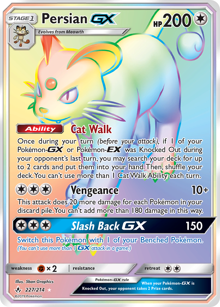 Persian GX (227/214) [Sun & Moon: Unbroken Bonds] | Fandemonia Ltd