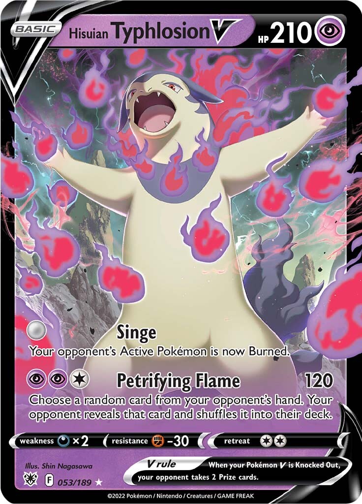 Hisuian Typhlosion V (053/189) [Sword & Shield: Astral Radiance] | Fandemonia Ltd