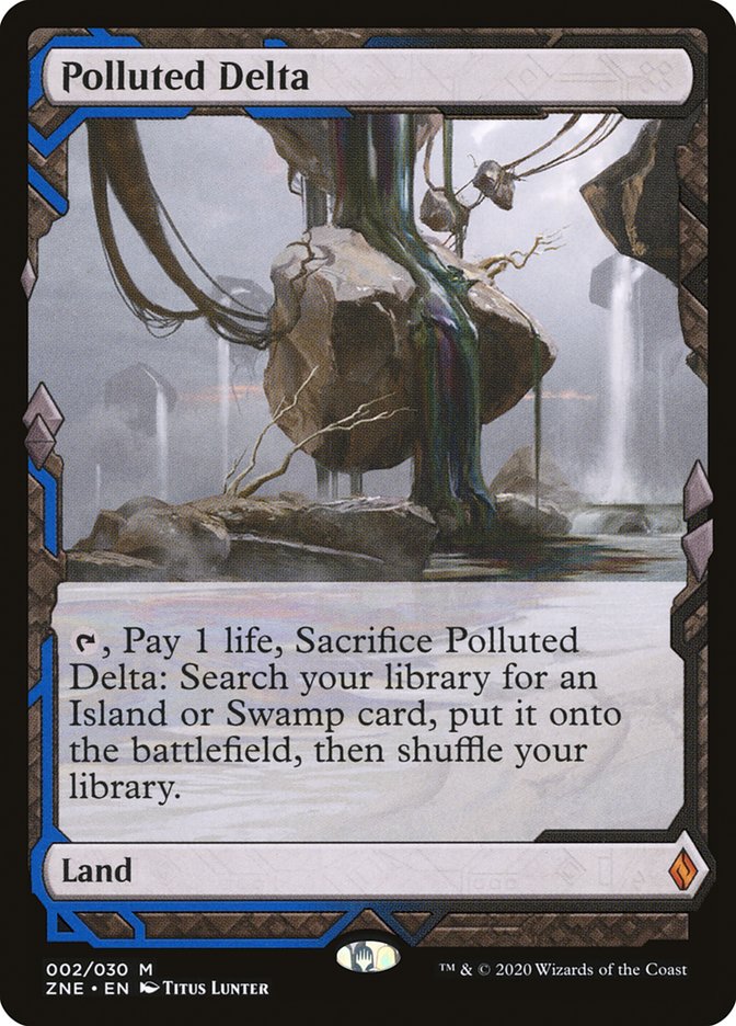 Polluted Delta [Zendikar Rising Expeditions] | Fandemonia Ltd