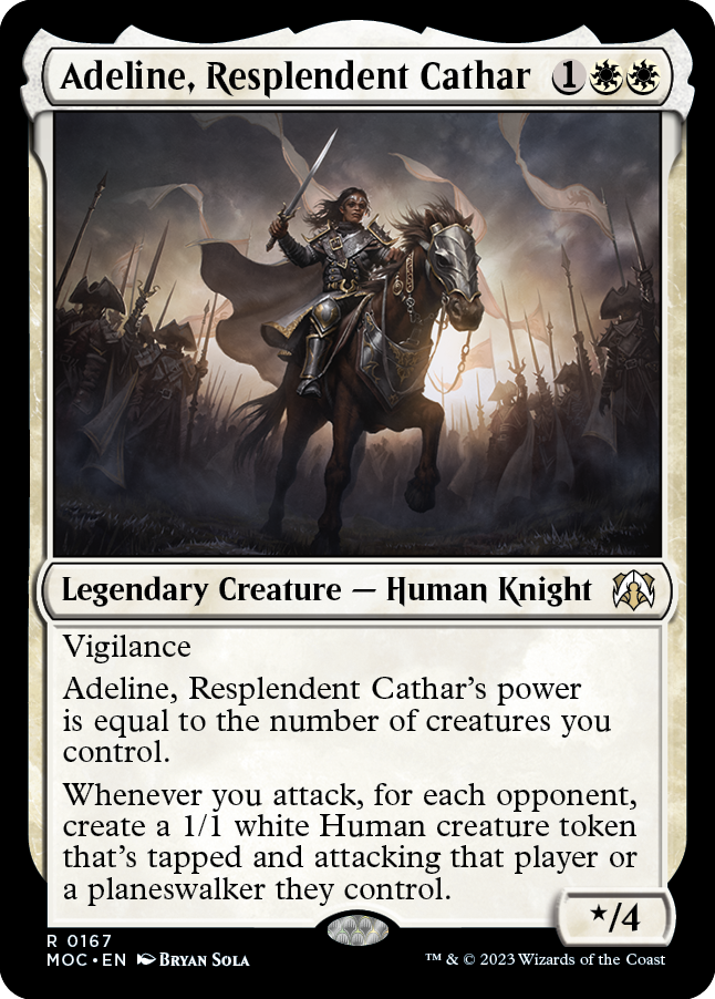 Adeline, Resplendent Cathar [March of the Machine Commander] | Fandemonia Ltd