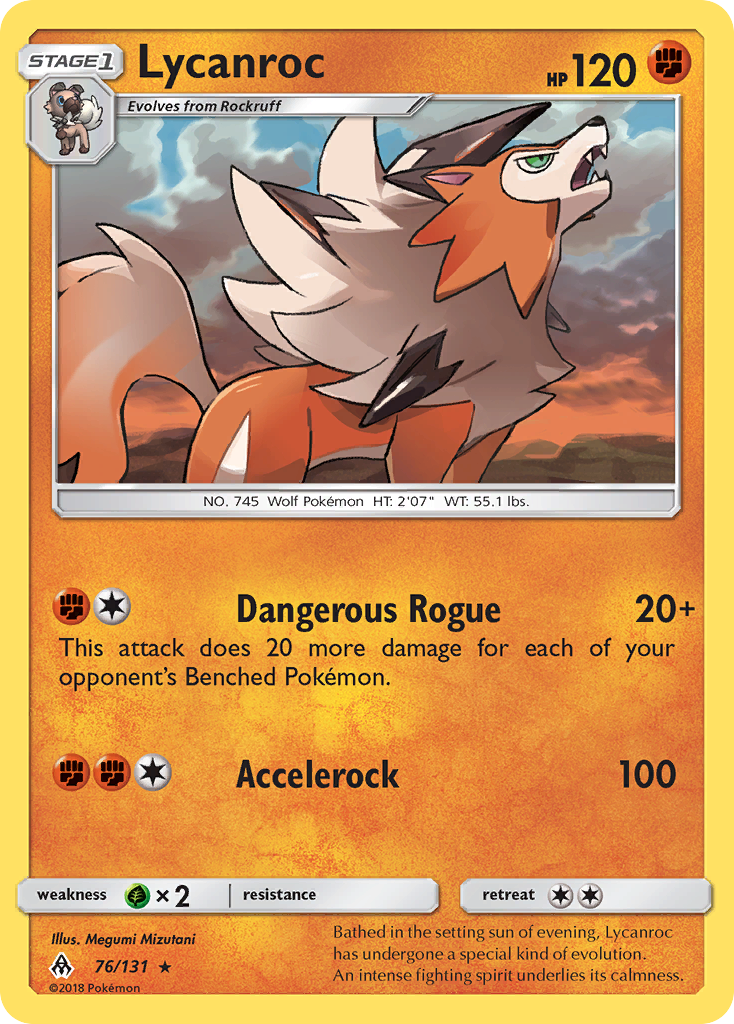 Lycanroc (76/131) [Sun & Moon: Forbidden Light] | Fandemonia Ltd