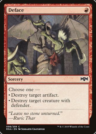 Deface [Ravnica Allegiance] | Fandemonia Ltd