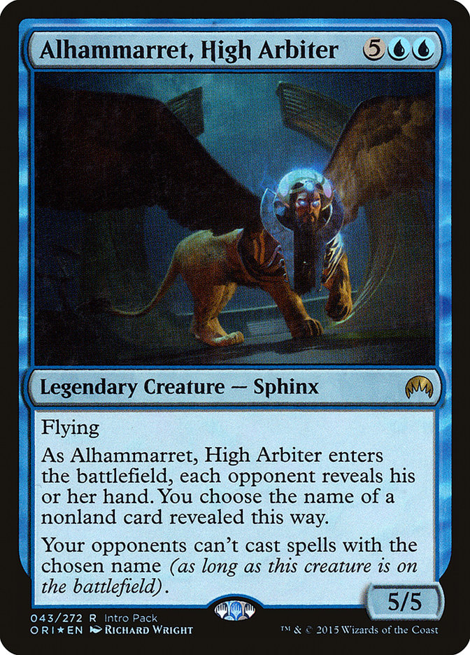 Alhammarret, High Arbiter [Magic Origins Promos] | Fandemonia Ltd