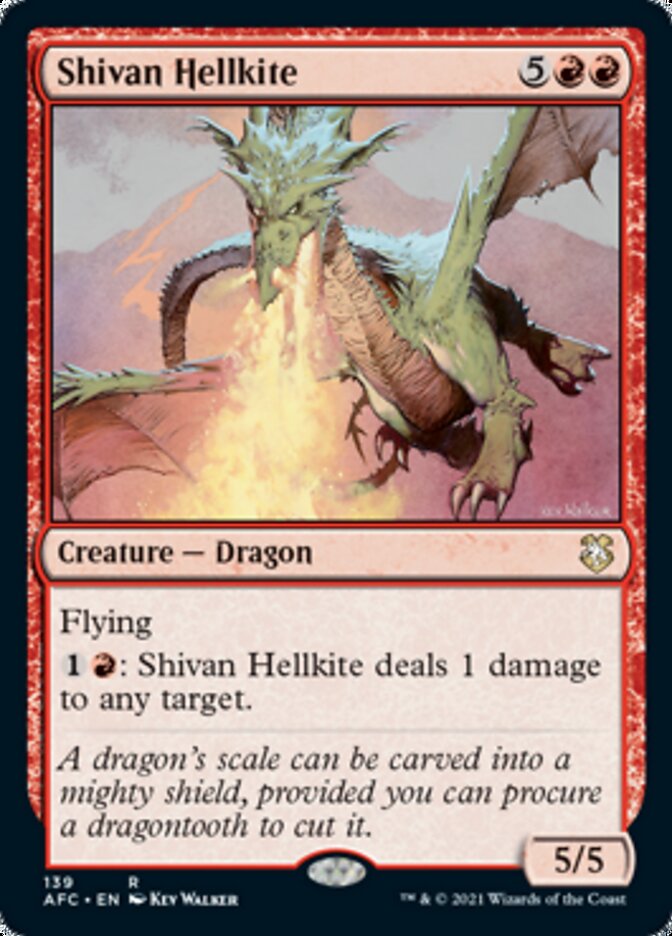 Shivan Hellkite [Dungeons & Dragons: Adventures in the Forgotten Realms Commander] | Fandemonia Ltd