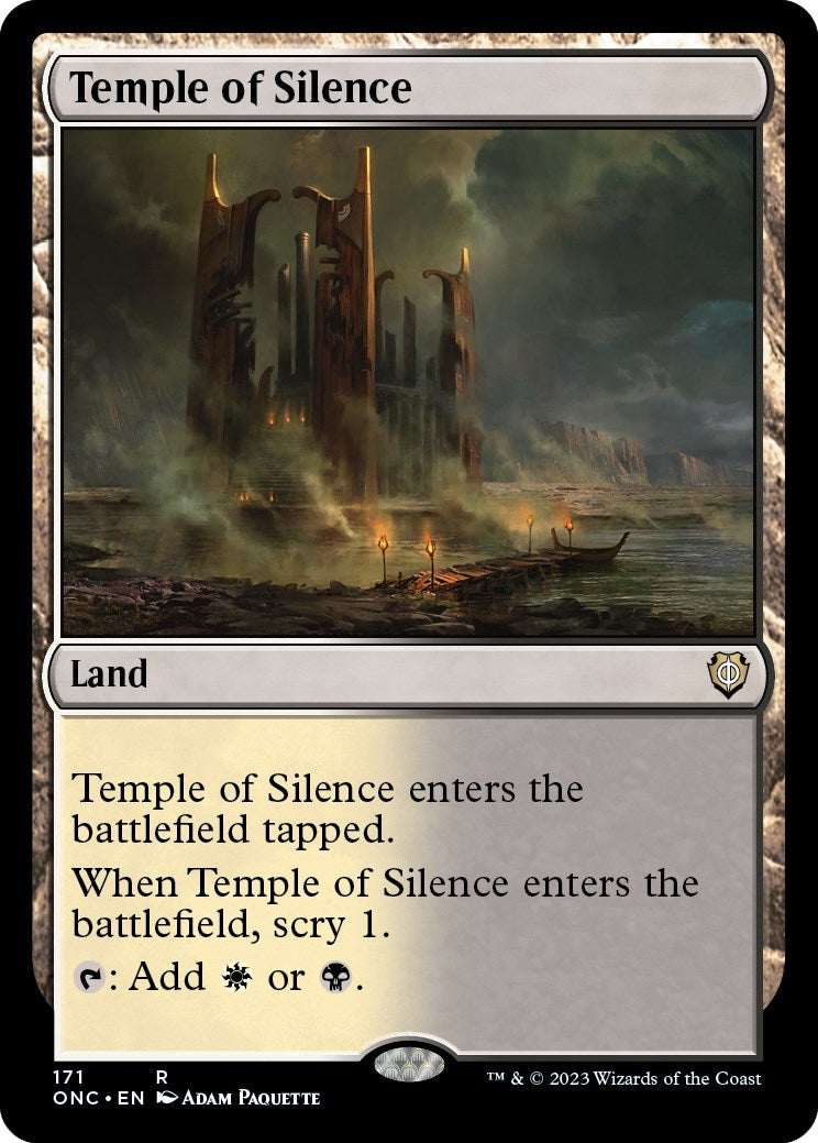 Temple of Silence [Phyrexia: All Will Be One Commander] | Fandemonia Ltd