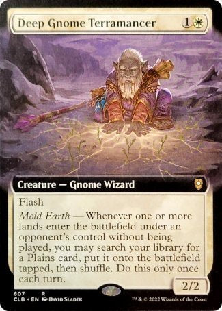 Deep Gnome Terramancer (Extended Art) [Commander Legends: Battle for Baldur's Gate] | Fandemonia Ltd