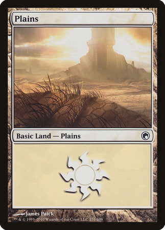 Plains (231) [Scars of Mirrodin] | Fandemonia Ltd