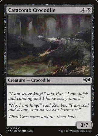 Catacomb Crocodile [Ravnica Allegiance] | Fandemonia Ltd