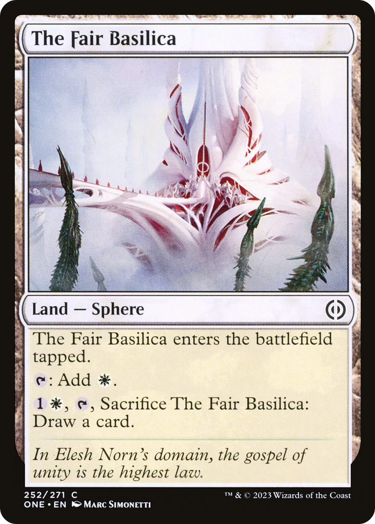 The Fair Basilica [Phyrexia: All Will Be One] | Fandemonia Ltd