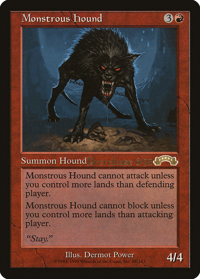 Monstrous Hound [Exodus Promos] | Fandemonia Ltd