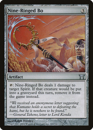 Nine-Ringed Bo [Champions of Kamigawa] | Fandemonia Ltd