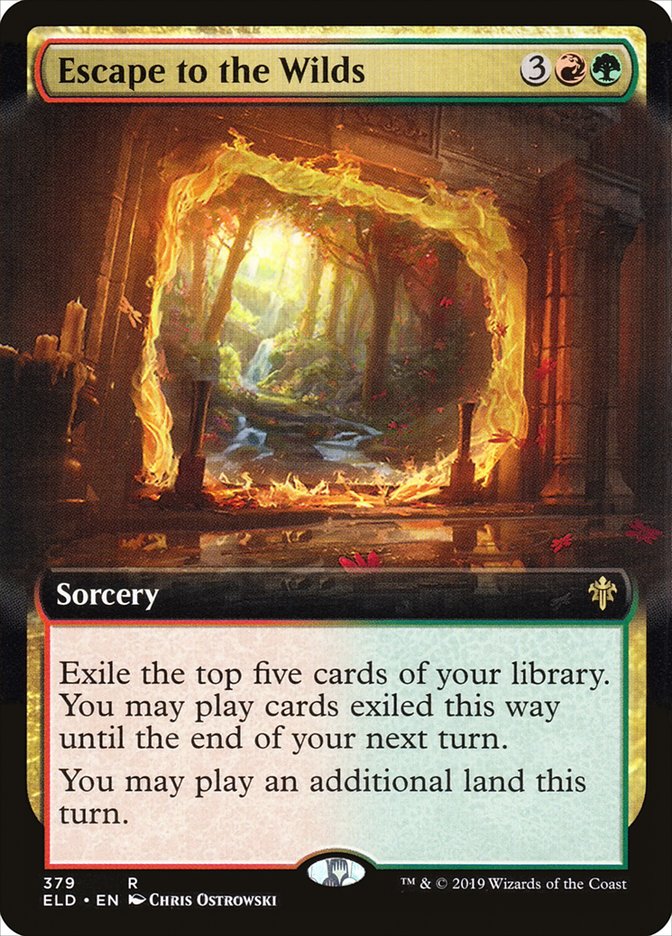 Escape to the Wilds (Extended Art) [Throne of Eldraine] | Fandemonia Ltd
